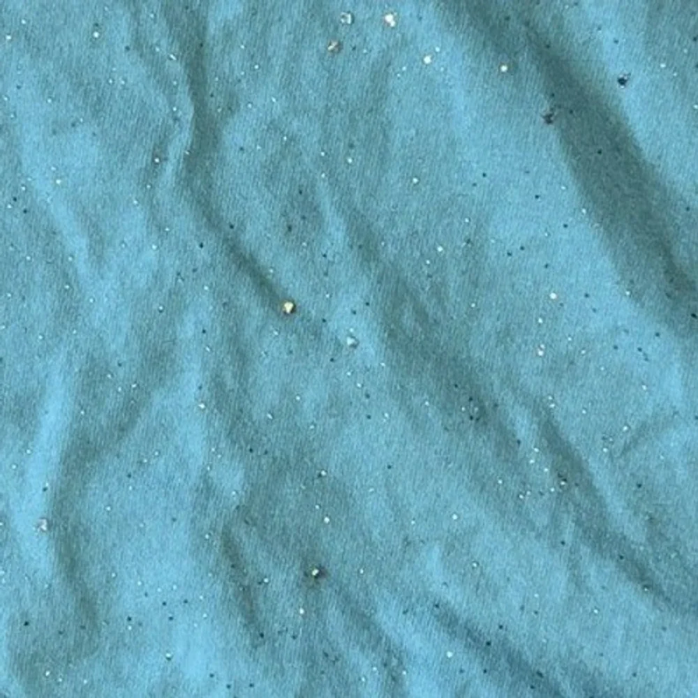 OshKosh Girls' Turquoise‎ Top Tie Sleeve Sparkle Peplum Summer Shirt Size 7